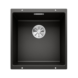BLANCO SUBLINE 400-U Silgranit PuraDur Czarny, InFino 525990