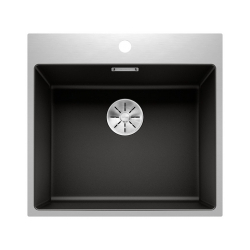 BLANCO SUBLINE 500-IF/A SteelFrame Silgranit PuraDur Czarny, InFino