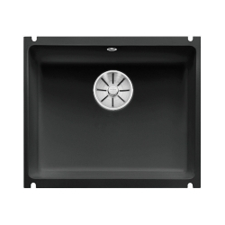 BLANCO SUBLINE 500-U Ceramika PuraPlus Czarny, InFino 523740