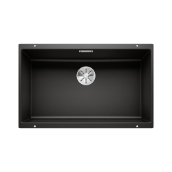 BLANCO SUBLINE 700-U Silgranit PuraDur Czarny, InFino 526001