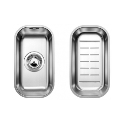 BLANCO SUPRA 180-U Stal szczotkowana, odsączarka stalowa