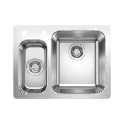 BLANCO SUPRA 340/180-IF/A Stal szczotkowana prawa, korek auto.