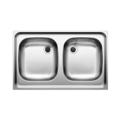 BLANCO Z 8x5 Stal matowa, bez przelewu, nakładany (1 1/2)