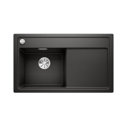 BLANCO ZENAR 45 S Silgranit czarny lewa, korek auto., InFino 526034