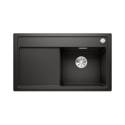 BLANCO ZENAR 45 S Silgranit czarny prawa, korek auto., InFino 526037