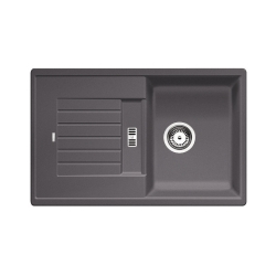 BLANCO ZIA 45 S Silgranit PuraDur Szarość skały odwracalny 518937