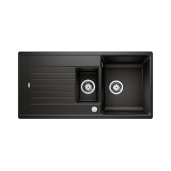 BLANCO ZIA 6 S Silgranit czarny, odwracalny, korek auto.526020