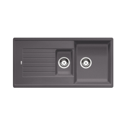 BLANCO ZIA 6 S Silgranit PuraDur Szarość skały odwracalny