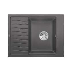 BLANCO ELON 45 S Silgranit PuraDur Szarość skały odwracalny, InFino, kratka ociekowa 524825