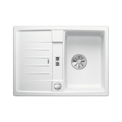 BLANCO LEXA 40 S Silgranit PuraDur Biały odwracalny, korek auto., InFino