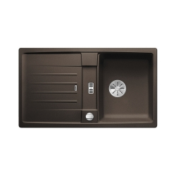 BLANCO LEXA 45 S Silgranit PuraDur Kawowy odwracalny, korek auto., InFino