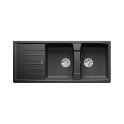 BLANCO LEXA 8 S Silgranit PuraDur Antracyt odwracalny, InFino