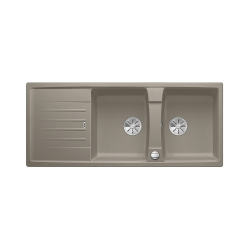 BLANCO LEXA 8 S Silgranit PuraDur Tartufo odwracalny, korek auto., InFino