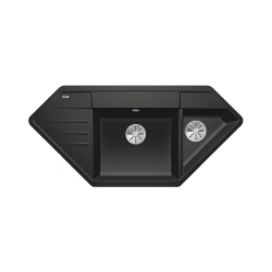 BLANCO LEXA 9 E Silgranit PuraDur Antracyt narożny, InFino