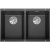BLANCO SUBLINE 350/350-U Silgranit PuraDur Antracyt, InFino 523574