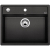 BLANCO DALAGO 6 Silgranit PuraDur Antracyt, korek auto. 514197