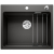 BLANCO ETAGON 6 Silgranit PuraDur Czarny, korek auto., InFino, szyny 525889