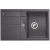 BLANCO METRA 45 S Silgranit PuraDur Szarość skały odwracalny 518869