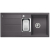 BLANCO METRA 6 S-F Silgranit PuraDur Szarość skały odwracalny, korek auto., odsączarka stalowa