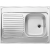 BLANCO R-ES 8x6 Stal matowa odwracalny, bez przelewu, nakładany (1 1/2)