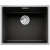 BLANCO SUBLINE 500-IF SteelFrame Silgranit PuraDur Czarny, korek auto., InFino 525998