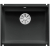 BLANCO SUBLINE 500-U Ceramika PuraPlus Czarny, InFino 523740