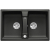 BLANCO LEXA 8 Silgranit PuraDur Antracyt odwracalny, korek auto., InFino