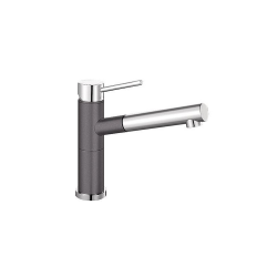 BLANCO ALTA-S Compact Silgranit-Look Szarość skały/Chrom 518809