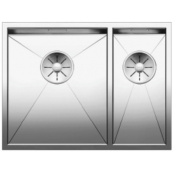 BLANCO ZEROX 340/180-U Stal polerowana lewa, InFino