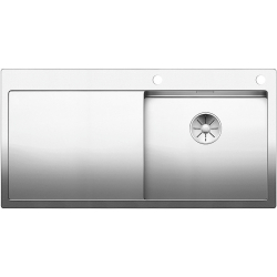 BLANCO CLARON 5 S-IF Stal polerowana prawa, korek auto., InFino, PushControl