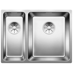 BLANCO ANDANO 340/180-U Stal polerowana prawa, InFino 522977