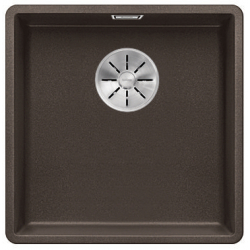 BLANCO SUBLINE 400-F Silgranit PuraDur Kawowy, InFino