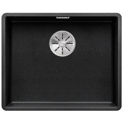 BLANCO SUBLINE 500-F Silgranit PuraDur Antracyt, InFino