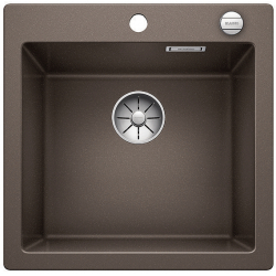 BLANCO PLEON 5 Silgranit PuraDur Kawowy, korek auto., InFino 523685