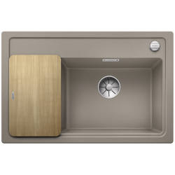BLANCO ZENAR XL 6 S Compact Silgranit PuraDur Tartufo prawa, korek auto., InFino, deska jesionowa