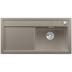 BLANCO ZENAR XL 6 S Silgranit PuraDur Tartufo prawa, korek auto., InFino, deska jesionowa
