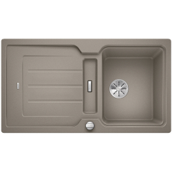 BLANCO CLASSIC NEO 5 S Silgranit PuraDur Tartufo odwracalny, korek auto., InFino, deska tworzywo