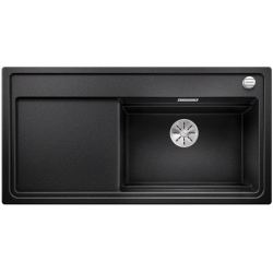 BLANCO ZENAR XL 6 S Steamer SystemPlus Silgranit PuraDur Antracyt prawa, korek auto., InFino, deska jesionowa, GN1/2, GN1/3