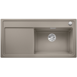 BLANCO ZENAR XL 6 S Steamer SystemPlus Silgranit PuraDur Tartufo prawa, korek auto., InFino, deska jesionowa, GN1/2, GN1/3