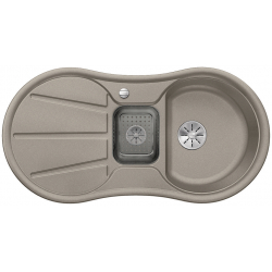 BLANCO CRON 6 S Silgranit PuraDur Tartufo odwracalny, korek auto., InFino, odsączarka tw.szare