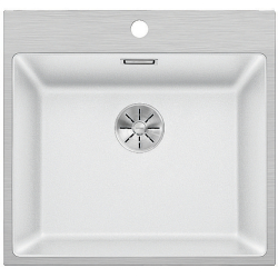 BLANCO SUBLINE 500-IF/A SteelFrame Silgranit PuraDur Biały, InFino