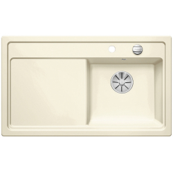 BLANCO ZENAR 45 S Ceramika PuraPlus Magnolia połysk prawa, korek auto., InFino