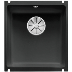 BLANCO SUBLINE 375-U Ceramika PuraPlus Czarny, InFino 523732