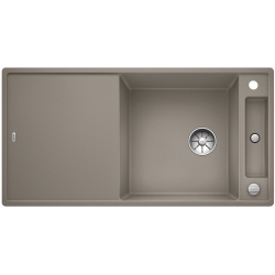 BLANCO AXIA III XL 6 S Silgranit PuraDur Tartufo odwracalny, korek auto., InFino, deska szkło białe 523517