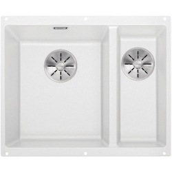 BLANCO SUBLINE 340/160-U Silgranit PuraDur Biały lewa, InFino 523552