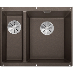 BLANCO SUBLINE 340/160-U Silgranit PuraDur Kawowy prawa, InFino 523567