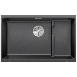 BLANCO SUBLINE 700-U Level Silgranit PuraDur Antracyt, InFino, koszyk stalowy 523452
