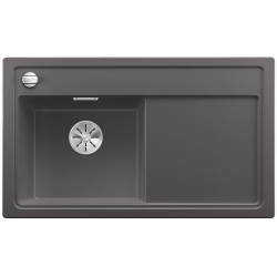 BLANCO ZENAR 45 S Silgranit PuraDur Szarość skały lewa, korek auto., InFino 523851