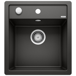 BLANCO DALAGO 45-F Silgranit PuraDur Czarny korek auto.