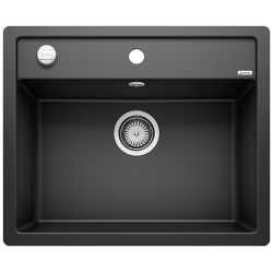 BLANCO DALAGO 6-F Silgranit PuraDur Czarny, korek auto. 525875